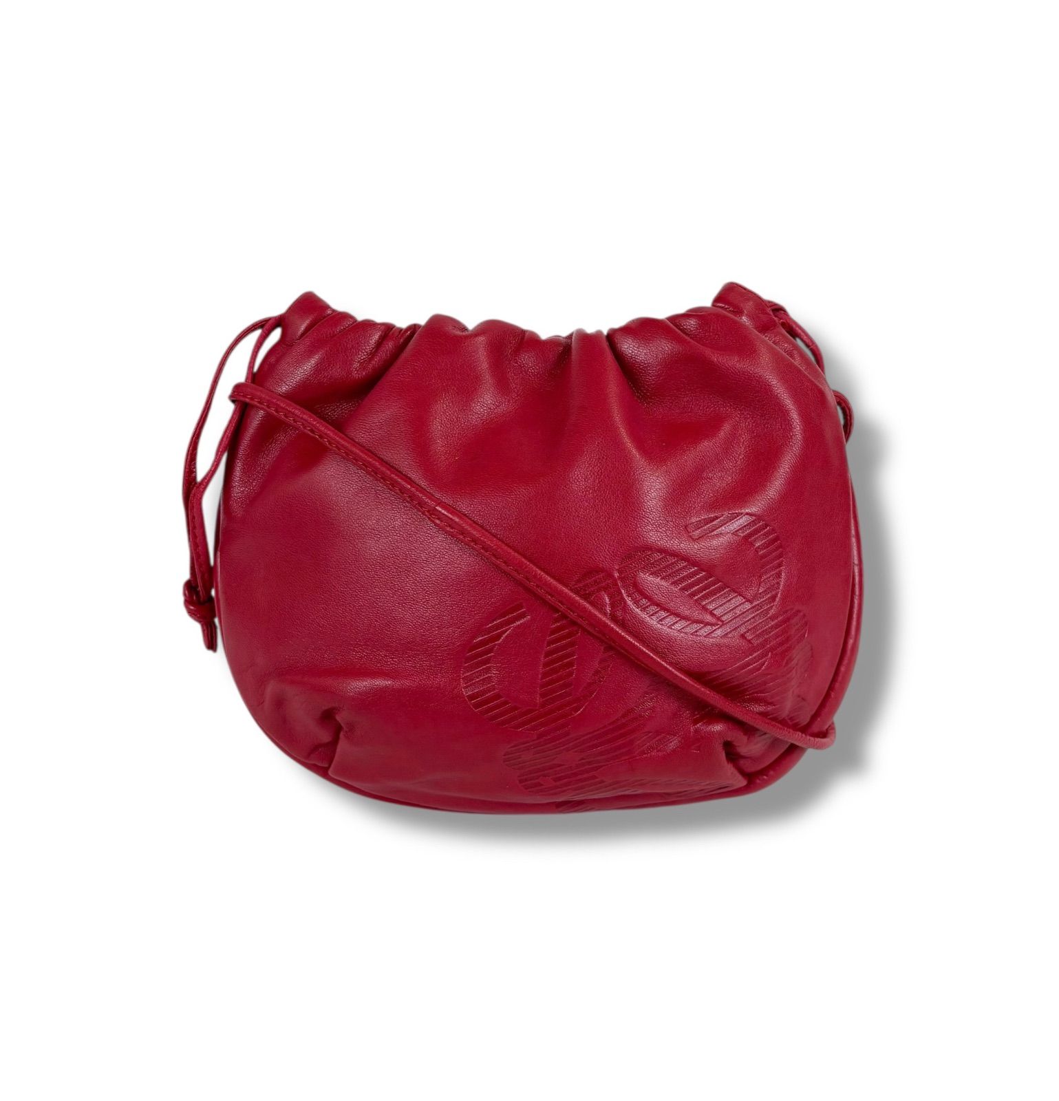 ロエベ LOEWE 巾着型 アナグラムロゴ ミニショルダーバッグ ナッパ 