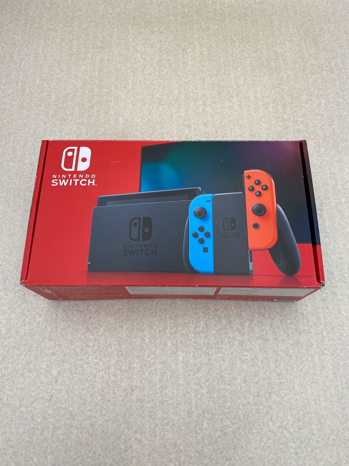 箱付き】【ジャンク】Nintendo Switch本体 Joy-Con （L）ネオンブルー