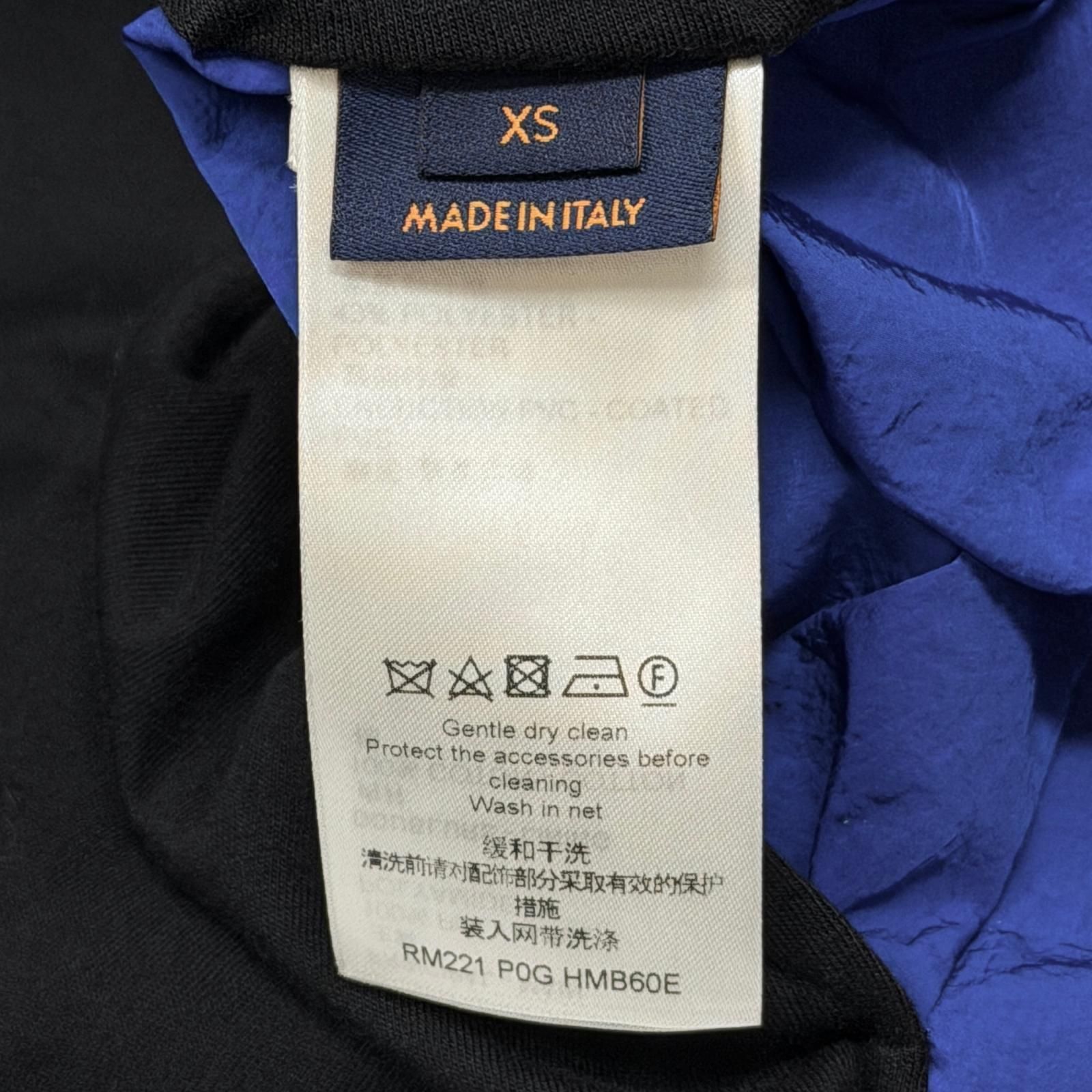 国内正規 LOUIS VUITTON 22SS ダミエ切替テクニカルブルゾン ナイロン 