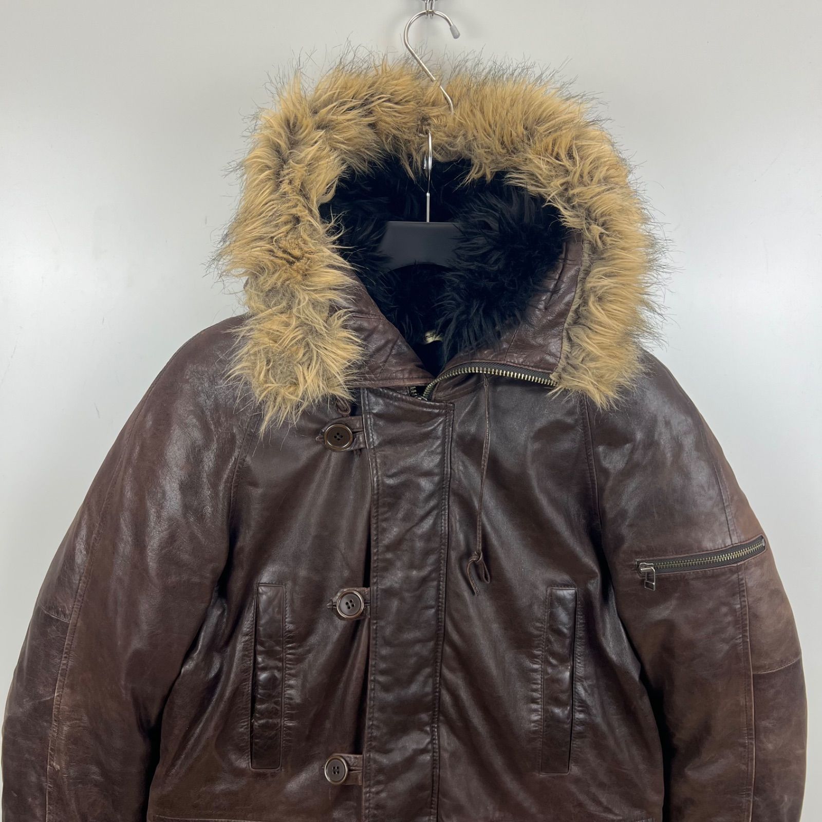 JOURNAL STANDARD 00s JAPAN archive sheepskin all leather down N-3B 