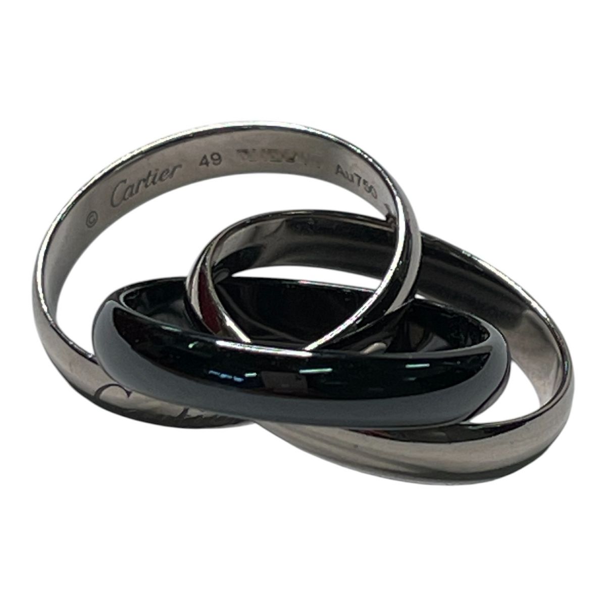 Cartier カルティエ トリニティリング Au750/K18 サイズ49 約9号 指輪