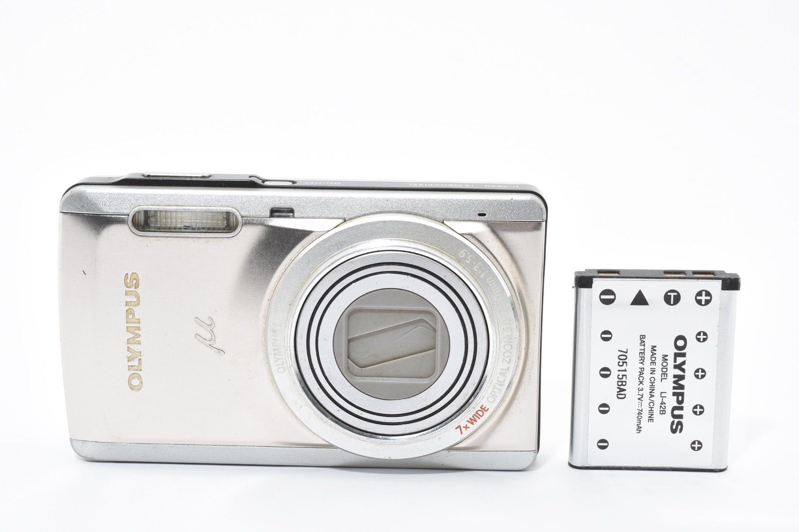 オリンパス OLYMPUS μ-7040 コンパクトデジタルカメラ - メルカリ