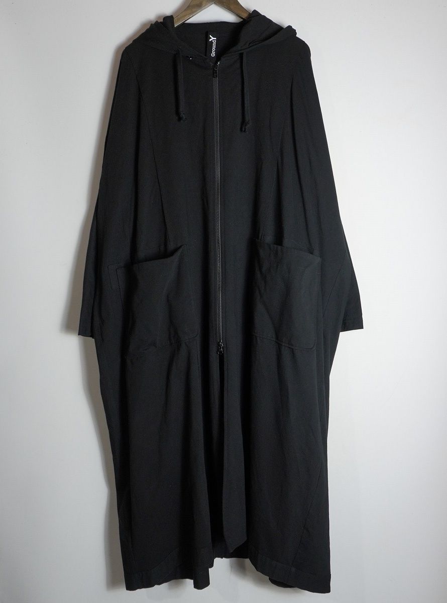 【美品】グラウンドワイ　ロングカーディガン　サイズ3　ヨウジヤマモト　ニット　L 美品】グラウンドワイ ロングカーディガン サイズ3 ヨウジヤマモト
