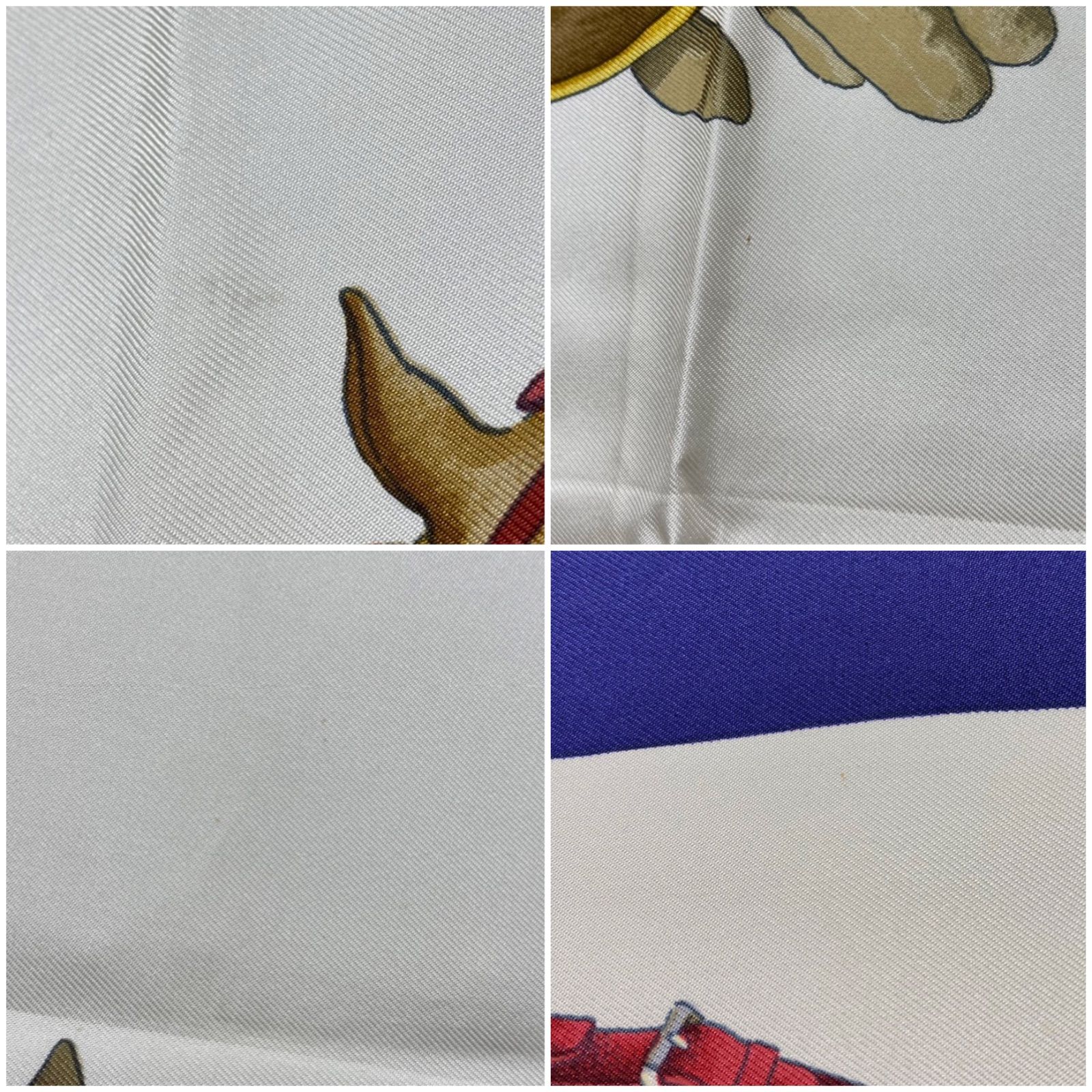 エルメス カレ90 ATTELAGE EN ARBALETE シルクスカーフ 馬車弓形連結