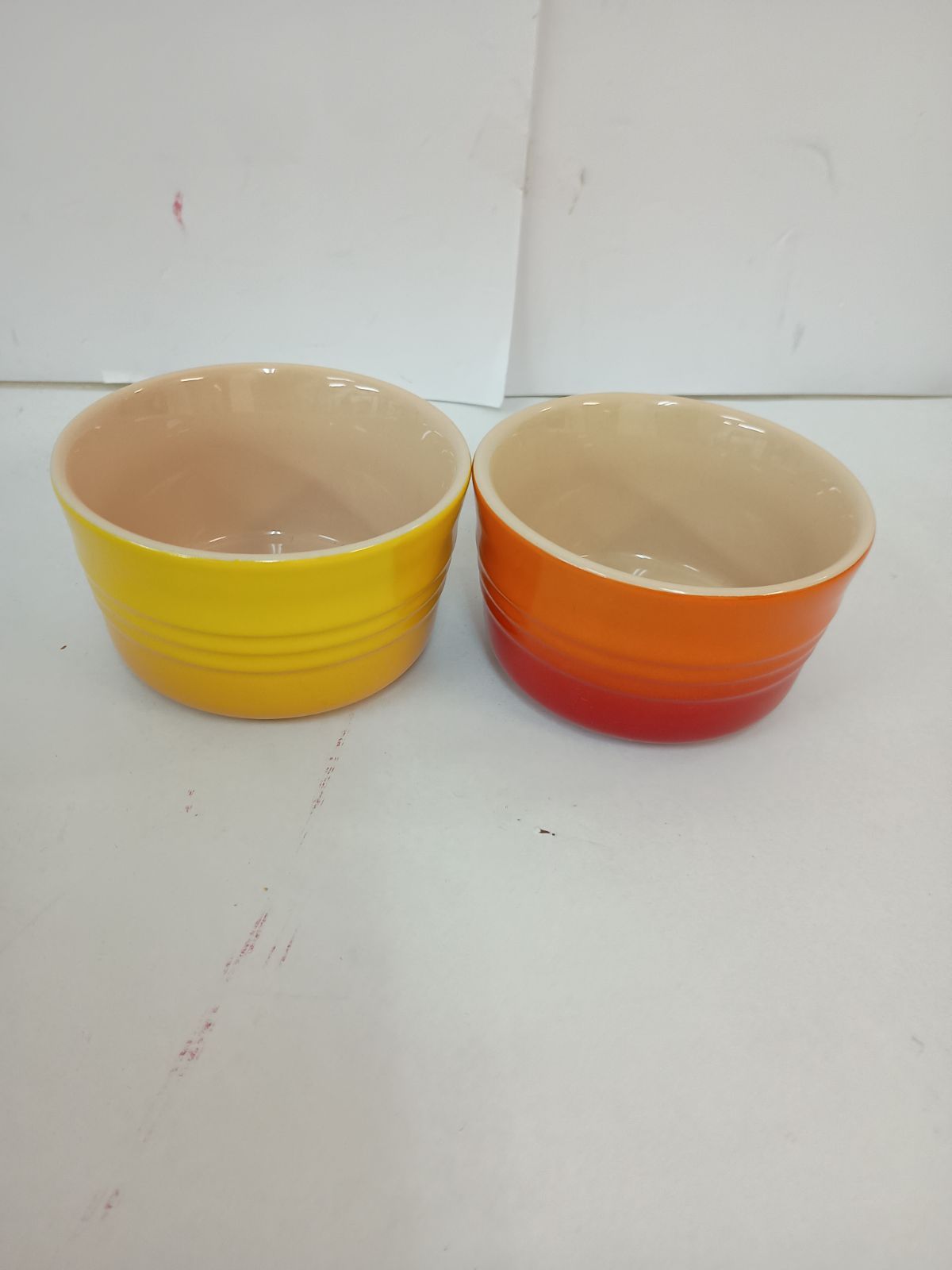 ほぼ未使用 LE CREUSET 鍋 食器 3点セット 両手鍋 マルミット18cm