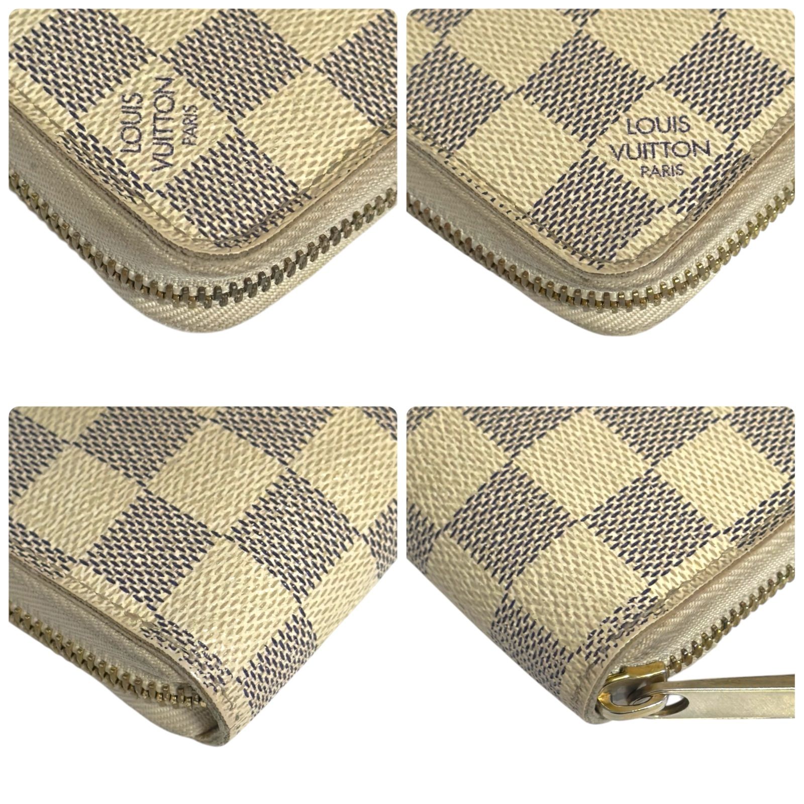 LOUIS VUITTON ルイヴィトン ダミエ アズール ジッピーウォレット