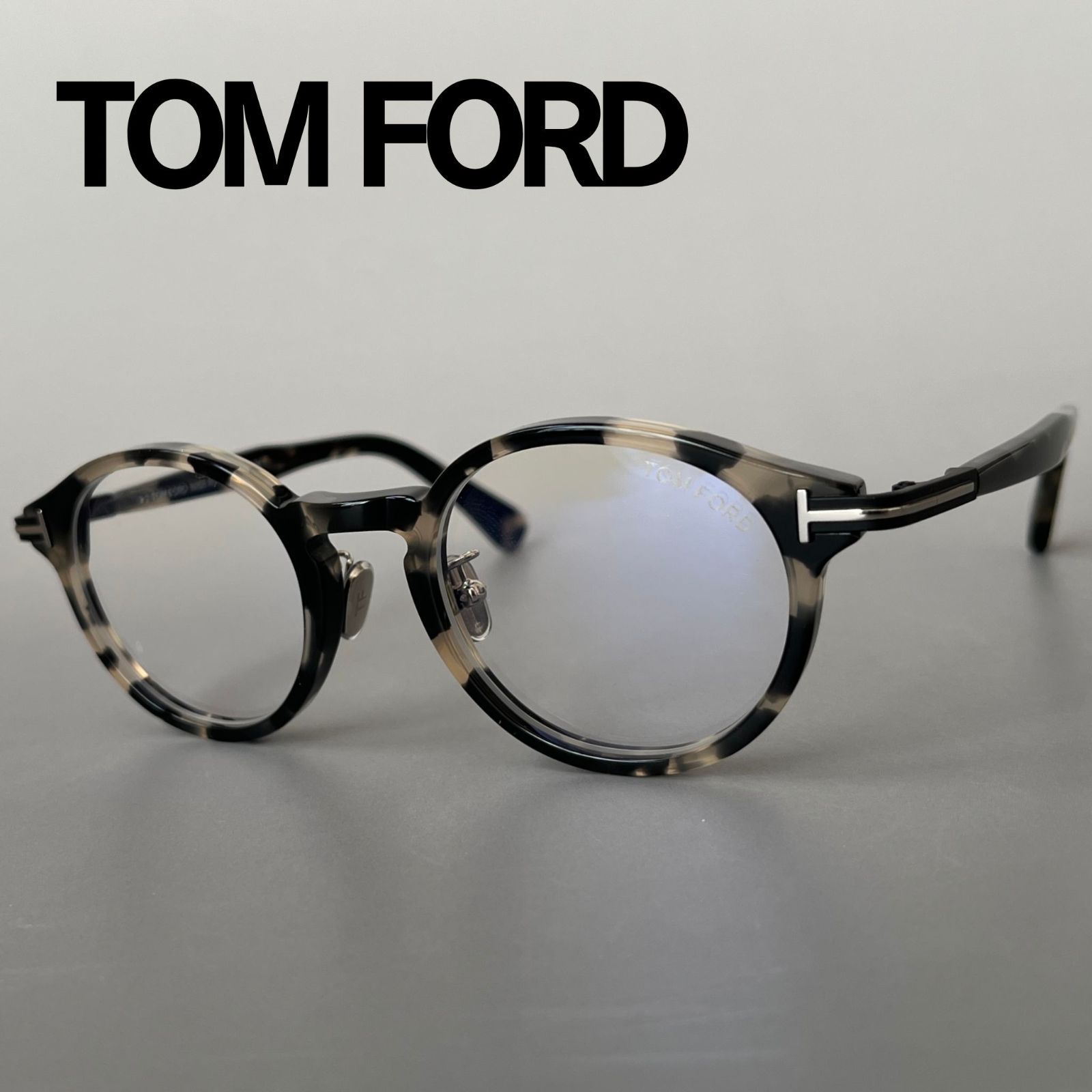 トムフォード メガネ TOM FORD アジアンフィット ボストン グレー 