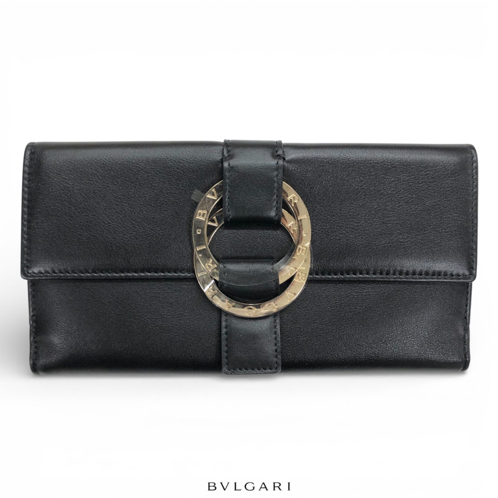 【 BVLGARI 】長財布 箱付き BVLGARI 長財布(箱付き) ブルガリ ダブルリング 長財布 箱付き【値下げ