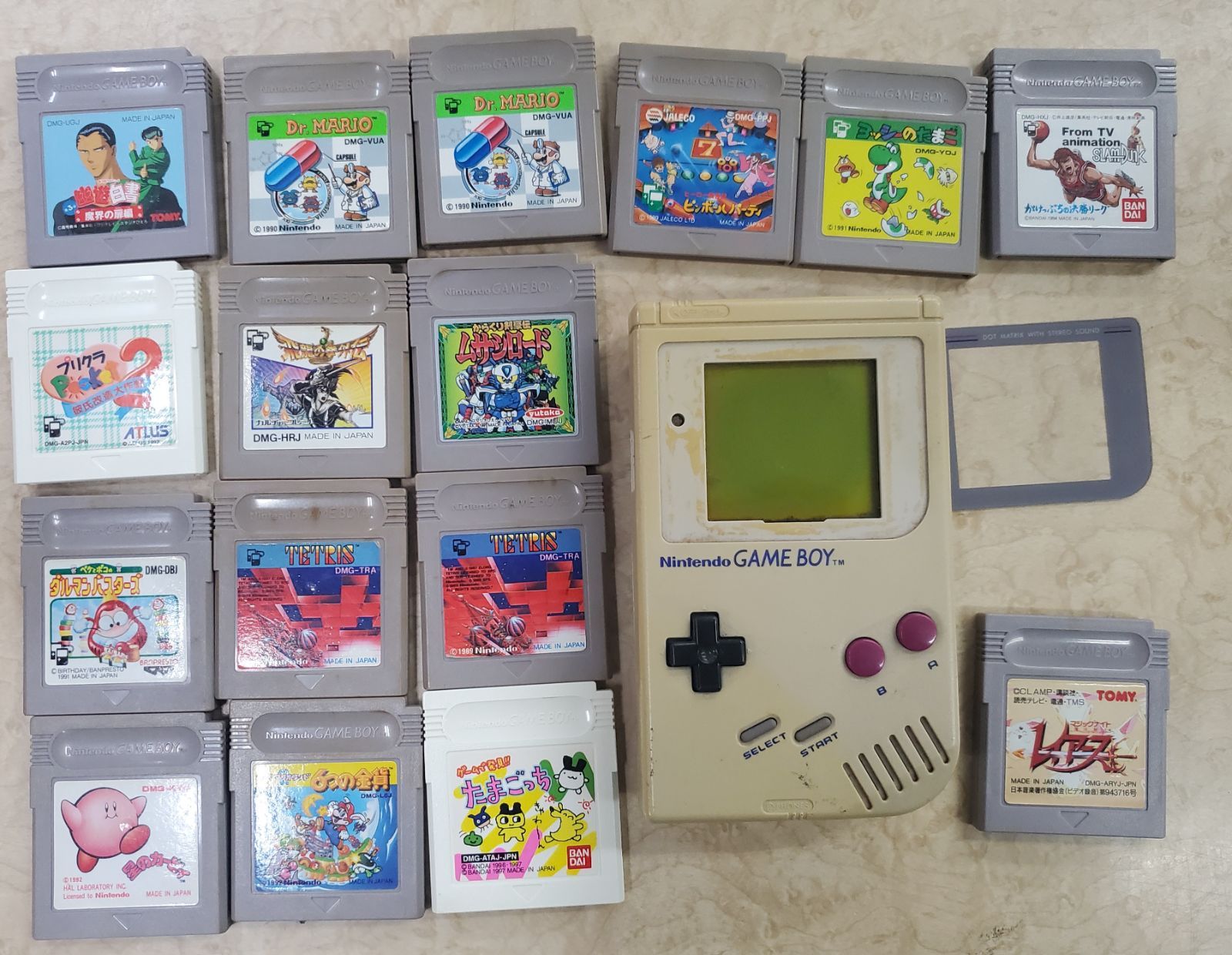 ジャンク品 初代ゲームボーイ GAME BOY ソフトつき - メルカリ