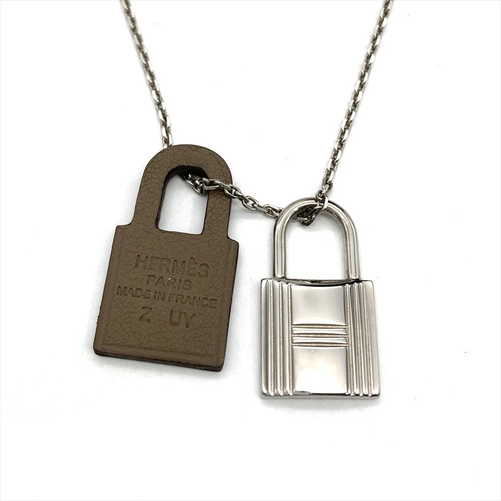 エルメス HERMES O'KELLY PENDANT オーケリーPM ネックレス メタル