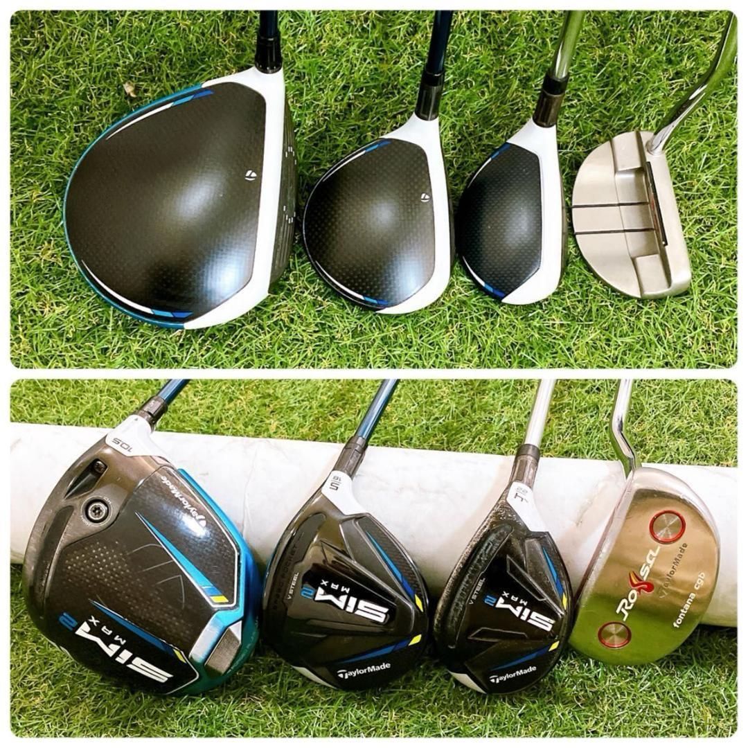 テーラーメイド SIM2MAX シムツー メンズゴルフセット 初心者 右 S