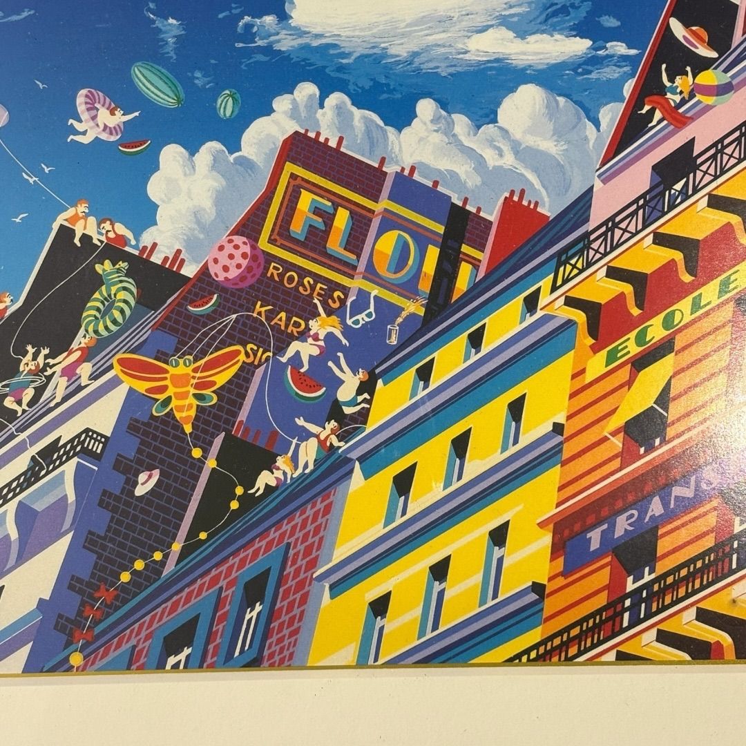 ヒロ ヤマガタ作 【カイティング】シルクスクリーン☆約40.3×42.3