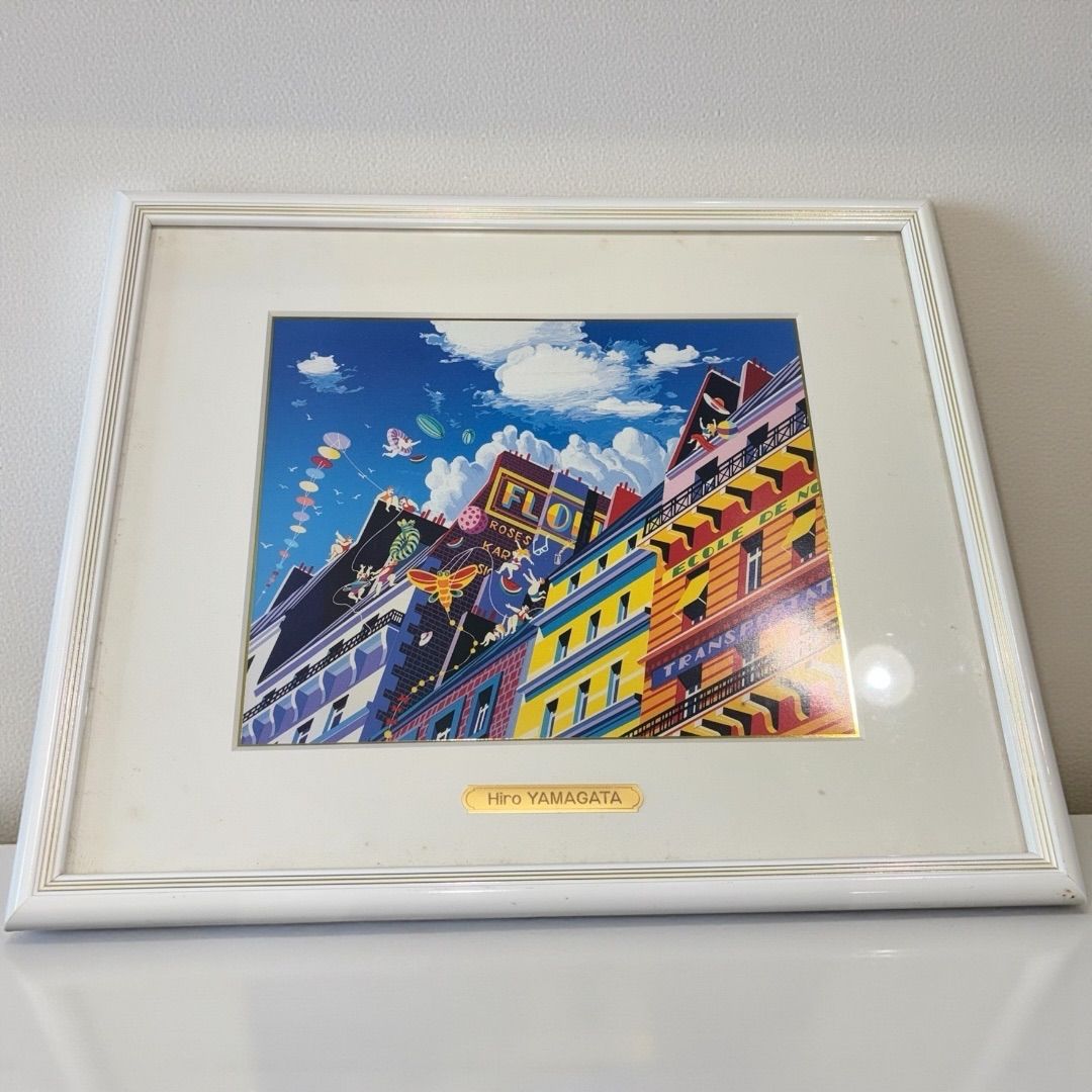 30000OFF ヒロ・ヤマガタ ローイング シルクスクリーンアート作品証明