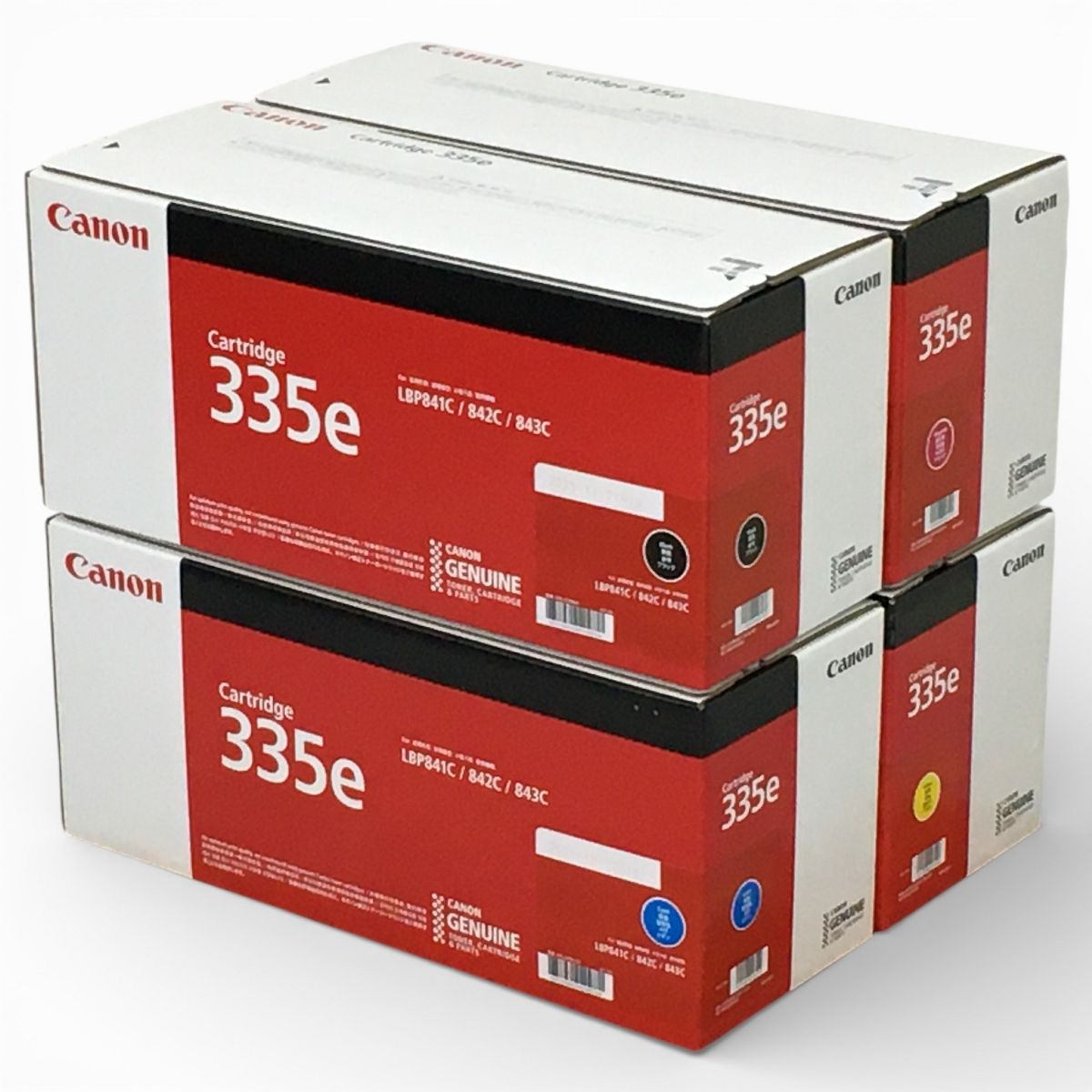 純正 未使用 未開封】CANONトナー335 シアン、マゼンタ、イエロー 純正