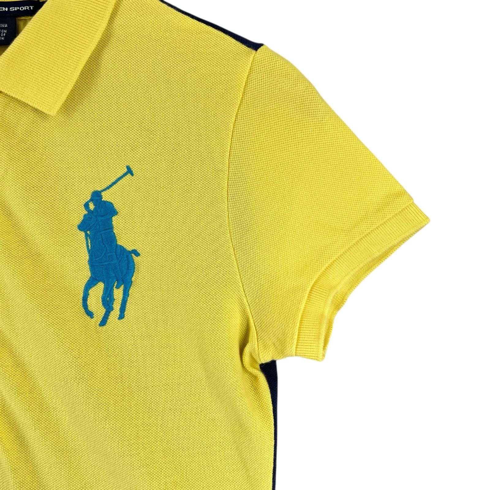 美品 RALPH LAUREN SPORT ラルフローレンスポーツ ブランドロゴ 春夏 