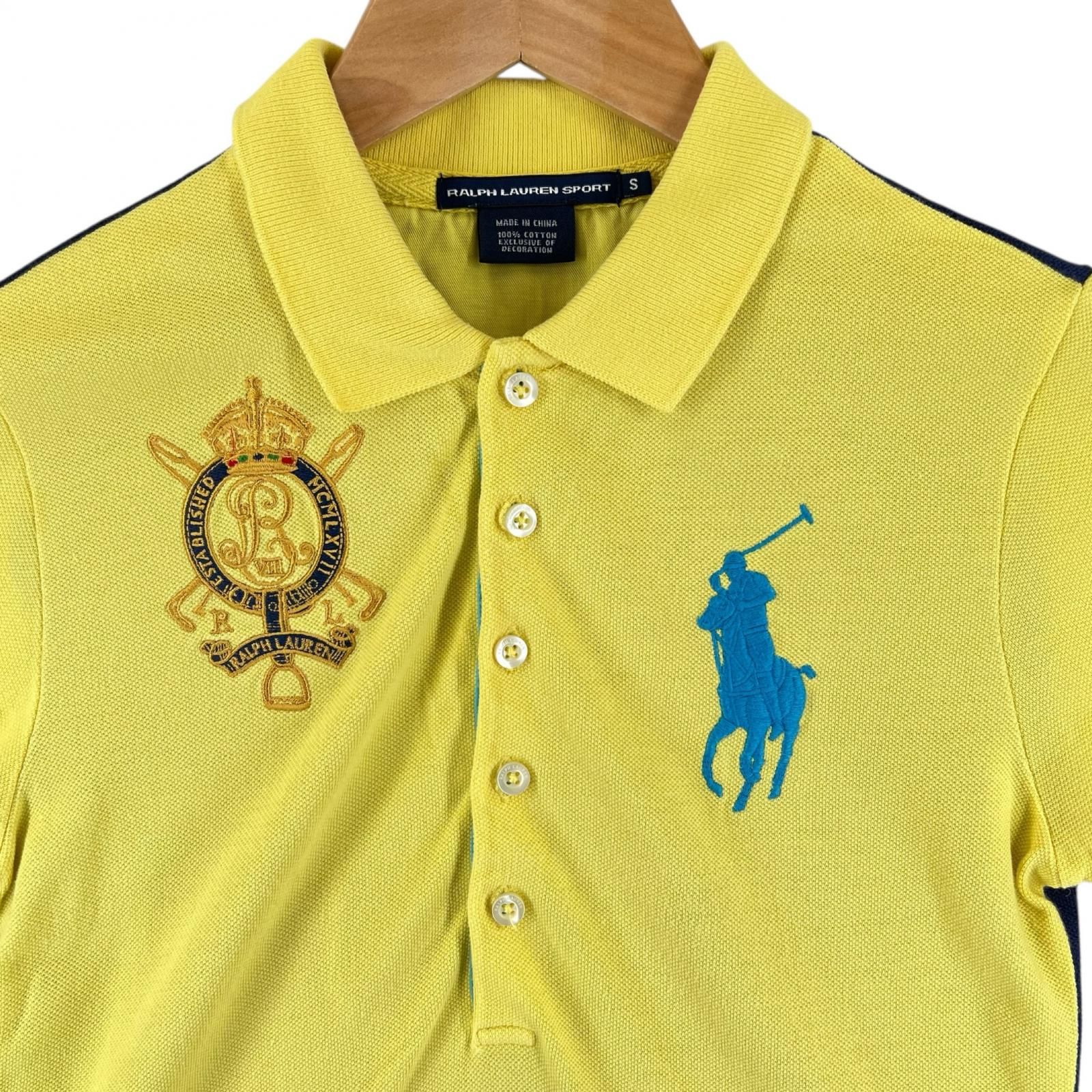 美品 RALPH LAUREN SPORT ラルフローレンスポーツ ブランドロゴ 春夏 
