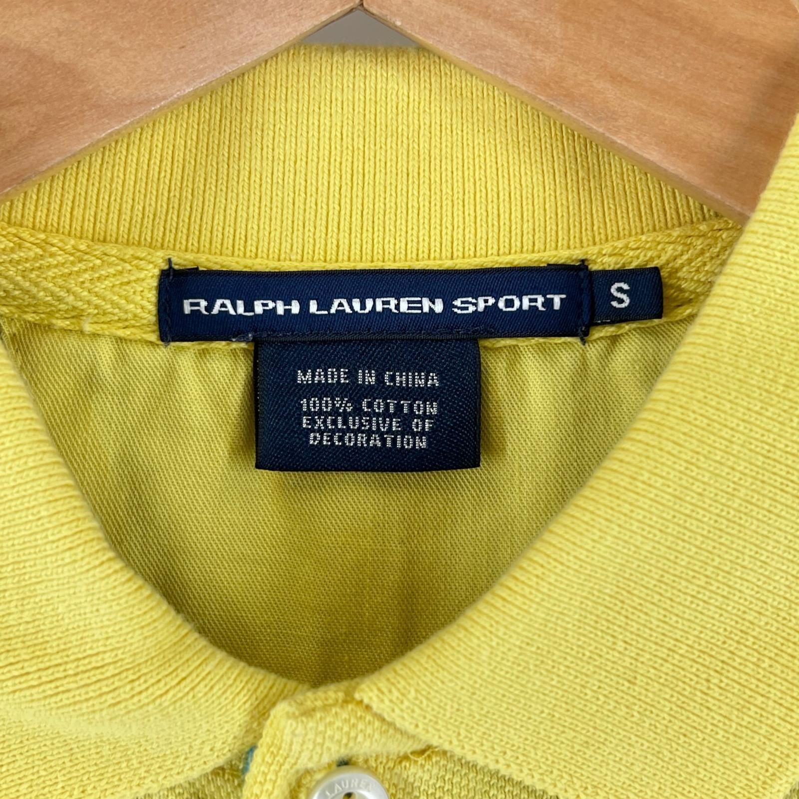美品 RALPH LAUREN SPORT ラルフローレンスポーツ ブランドロゴ 春夏 