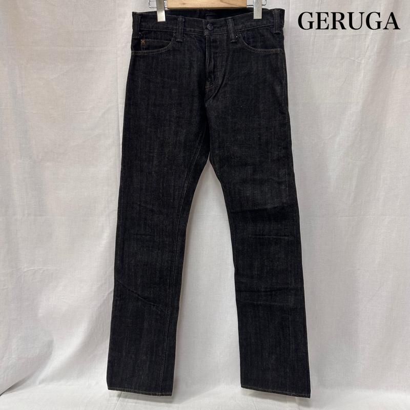 古着 GERUGA ゲルガ GR-P-01B ブラックデニムパンツ ストレート W29 