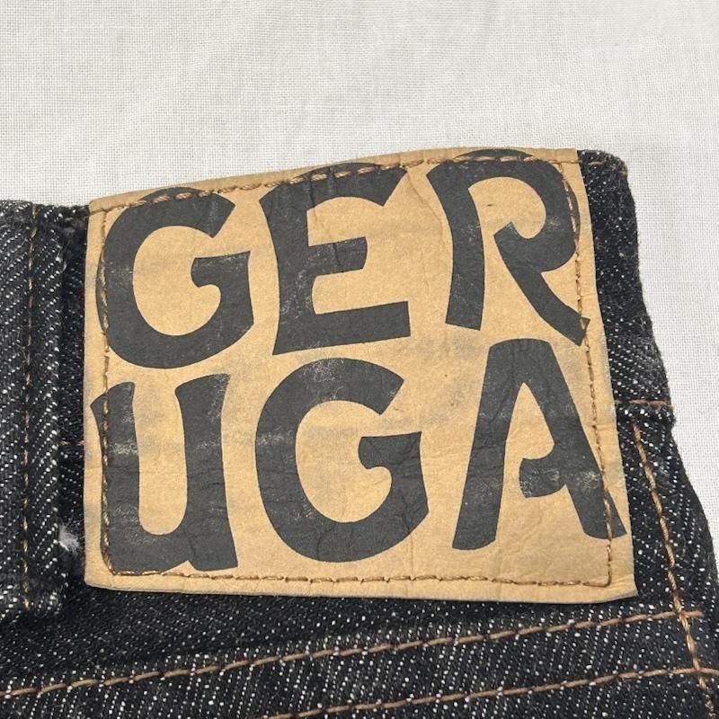 古着 GERUGA ゲルガ GR-P-01B ブラックデニムパンツ ストレート W29 