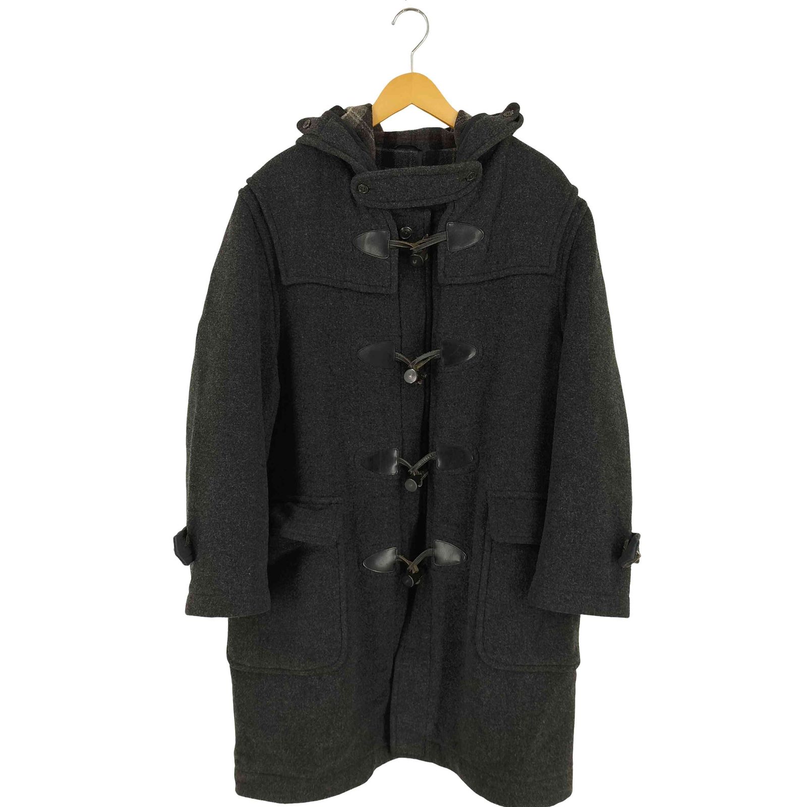 ジェイプレス J.PRESS 裏地チェック柄 ダッフルコート メンズ import