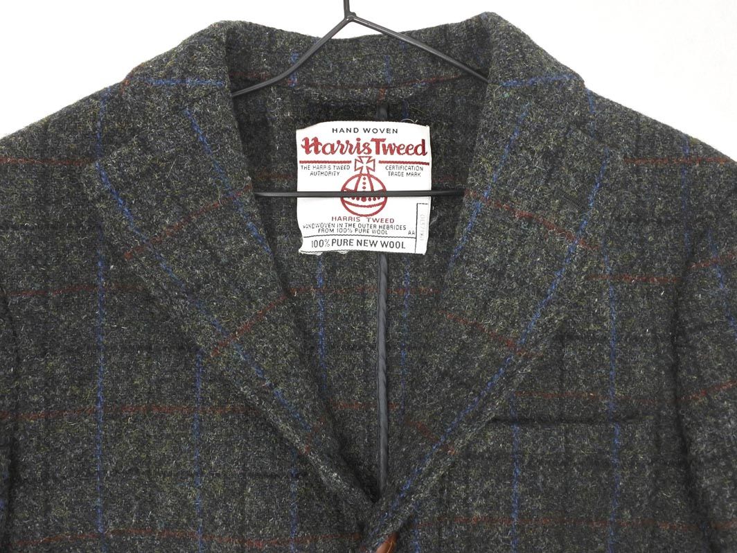 URBAN RESEARCH アーバンリサーチ ハリスツイード ウール100% エルボー