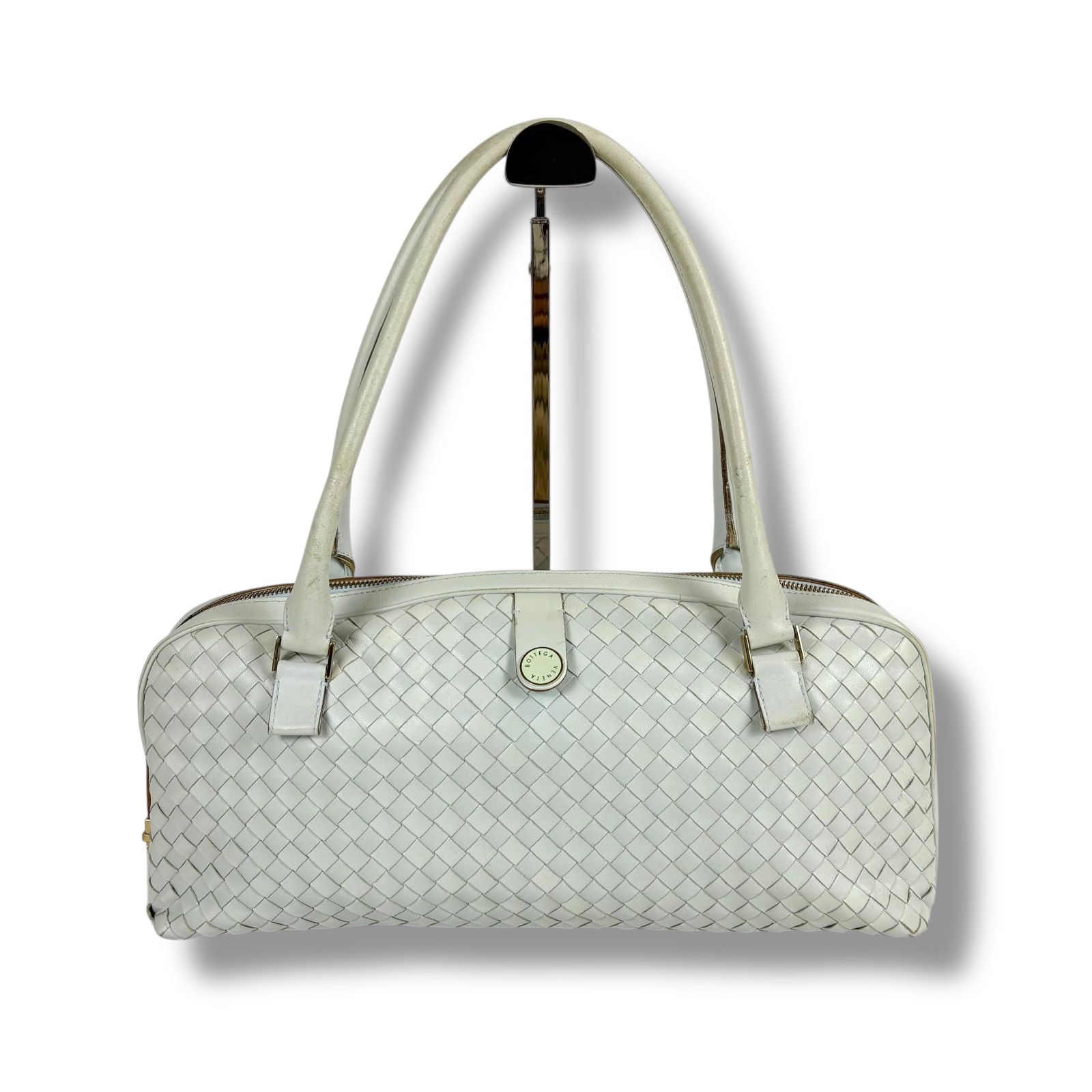 ボッテガヴェネタ BOTTEGA VENETA イントレチャートレザー ボーリング 