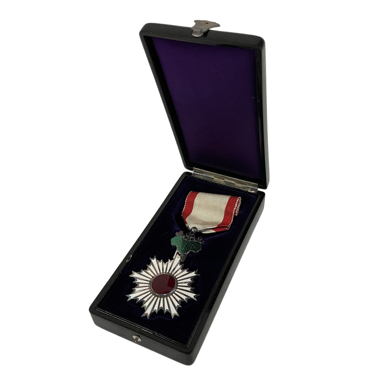 日本軍 勲章 勲六等単光旭日章 当時物 共箱付きコレクション 中古