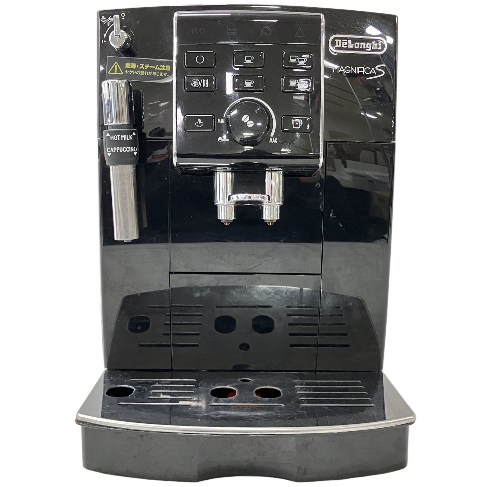 De'Longhi全自動エスプレッソマシン中古(動作確認済) DeLonghi ECAM23120BN マグニフィカS コンパクト 全自動 エスプレッソ