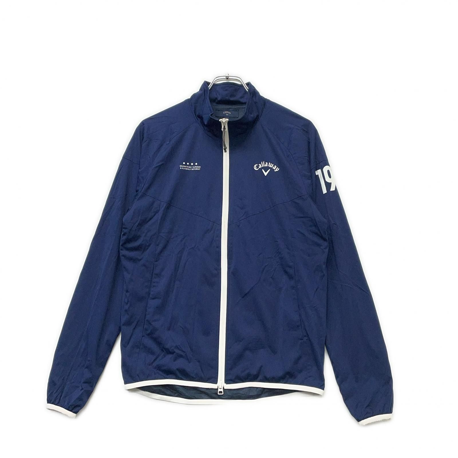 中古 メンズ キャロウェイ Callaway フルジップアウター M ネイビー