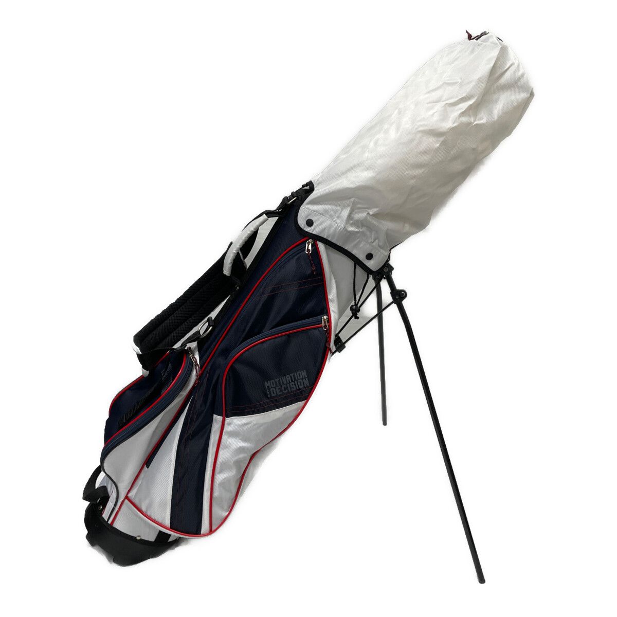 中古品PING キャディバッグ ホワイト/ネイビー CB-P2402 ピオリア(ホワイト・ネイビー): アウトレット アクセサリー