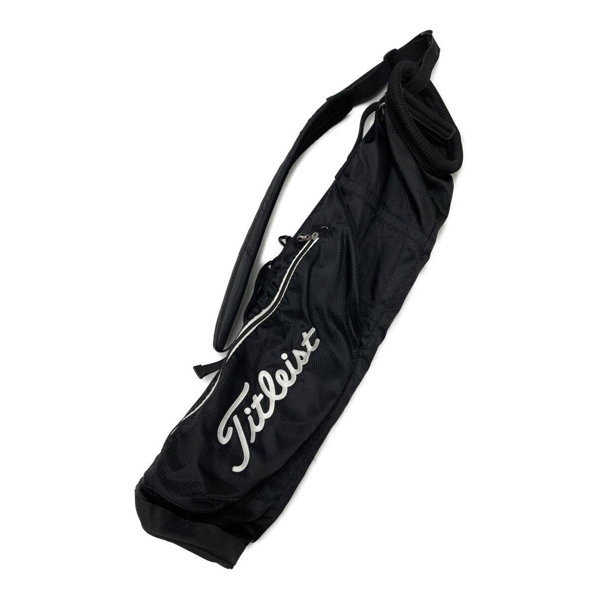 中古 タイトリスト Titleist クラブケース 黒 サンデーバッグ 刺しゅう