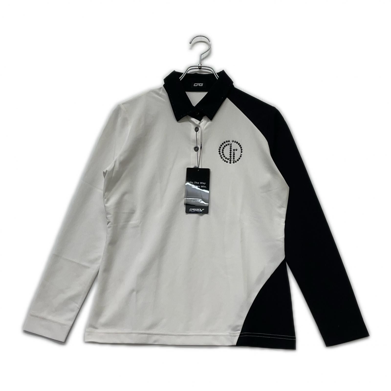 未使用品 レディース シーピージーゴルフ CPG GOLF 長袖ポロシャツ L