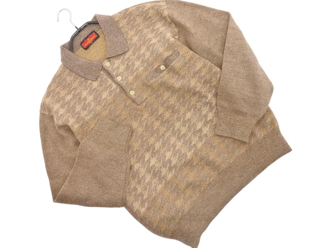 AUSTIN REED オースチンリード ウール100% プルオーバー ニット