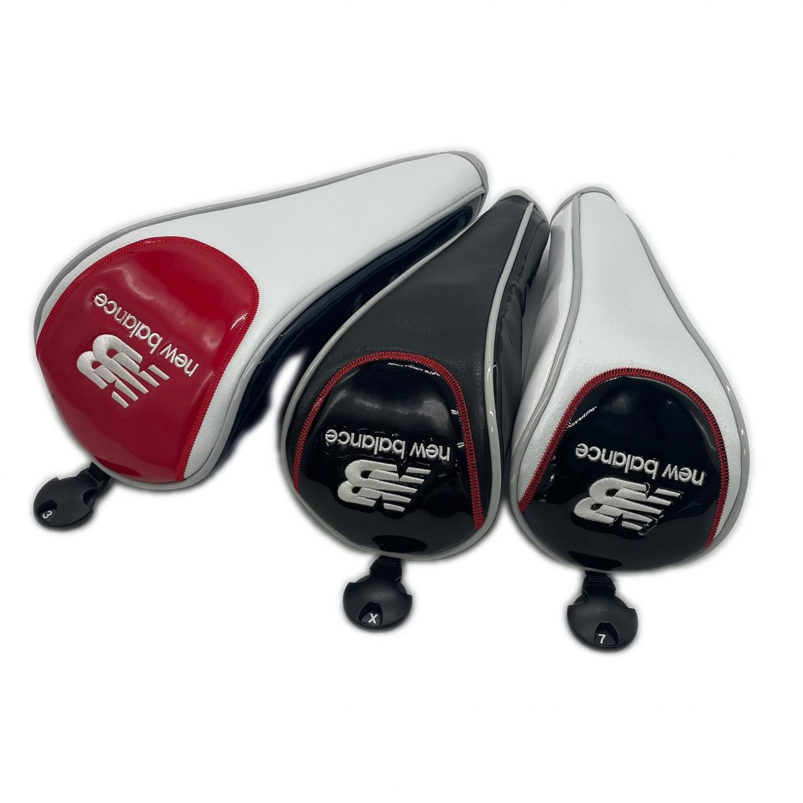 中古 ニューバランスゴルフ New Balance golf ヘッドカバー ホワイト 