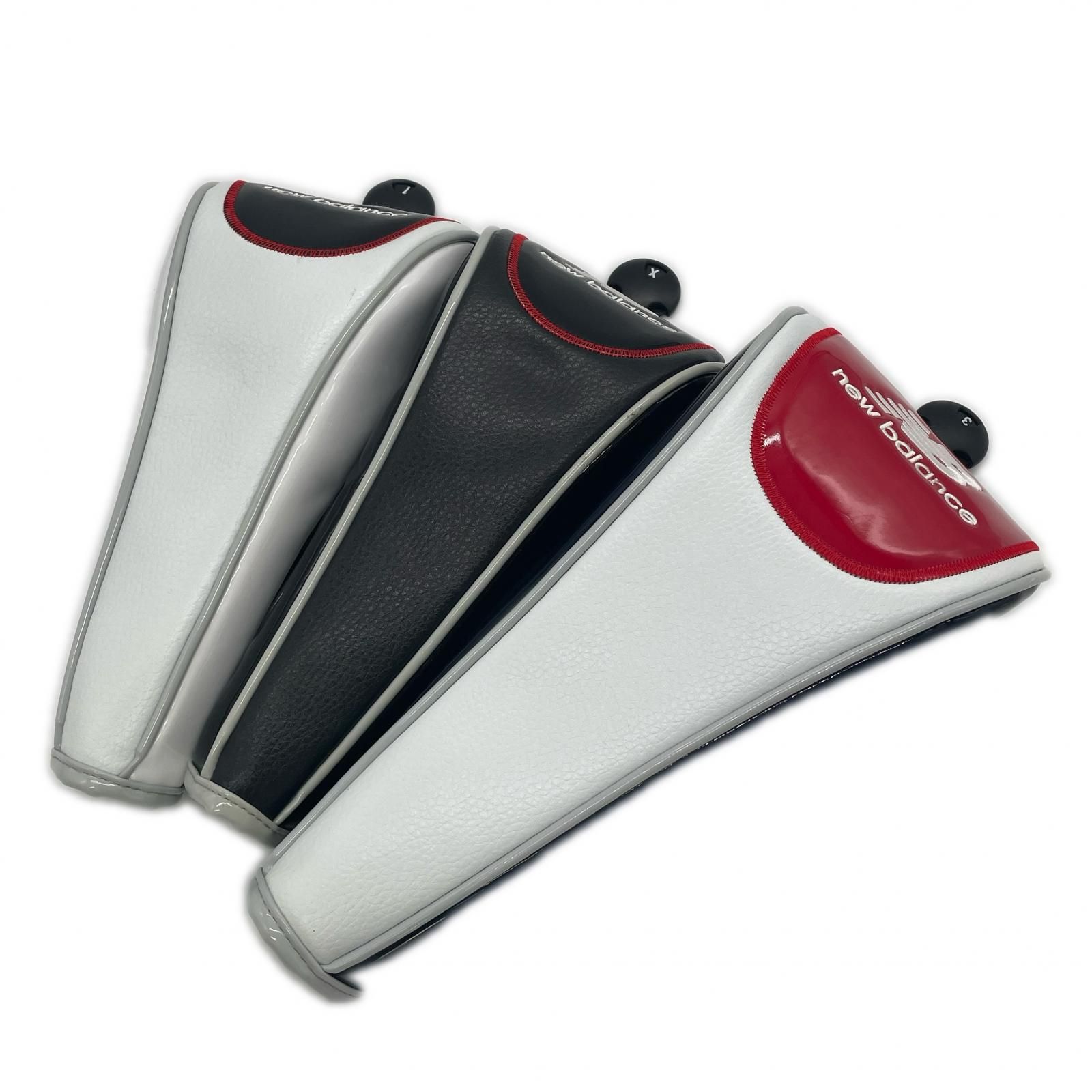 中古 ニューバランスゴルフ New Balance golf ヘッドカバー ホワイト 