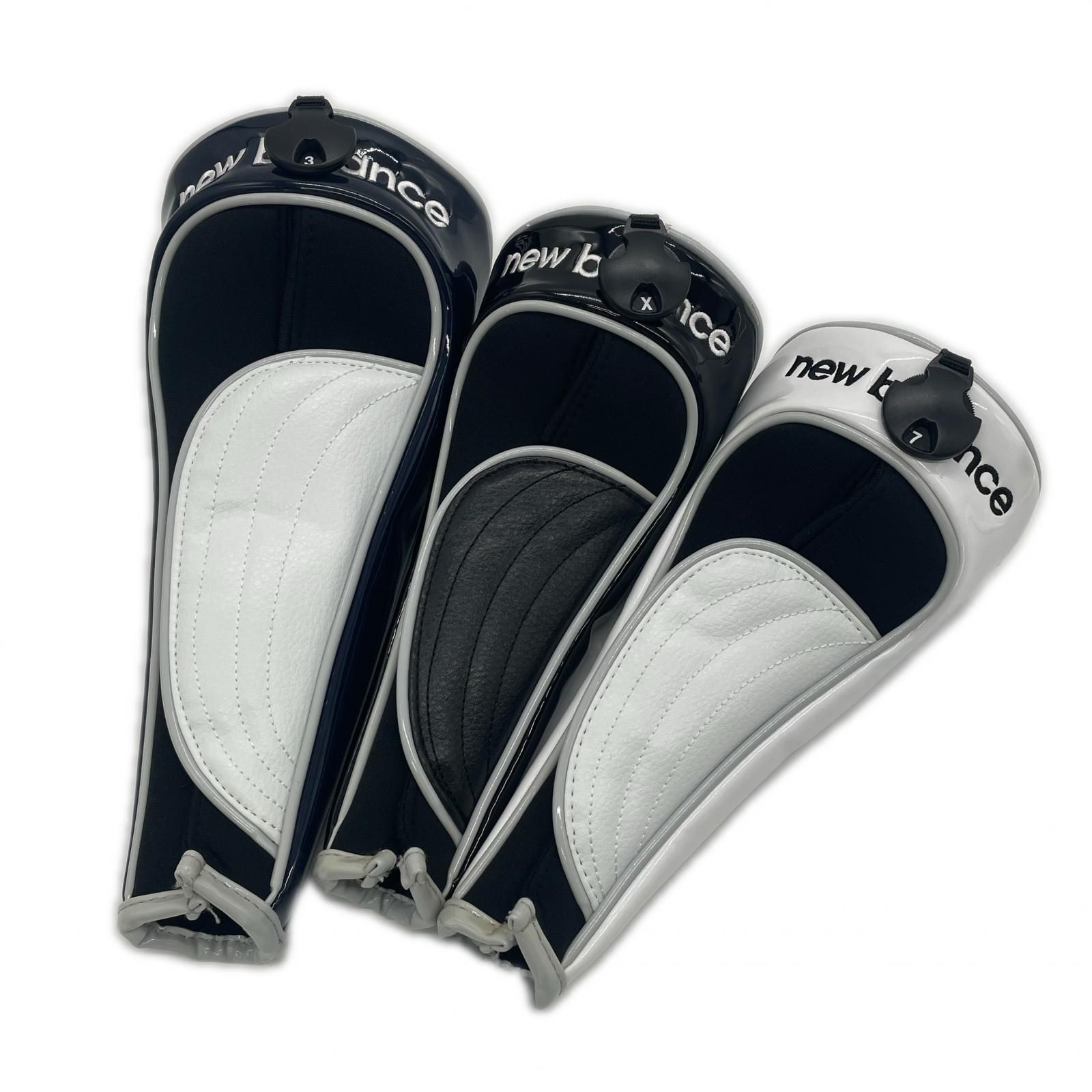 中古 ニューバランスゴルフ New Balance golf ヘッドカバー ホワイト 