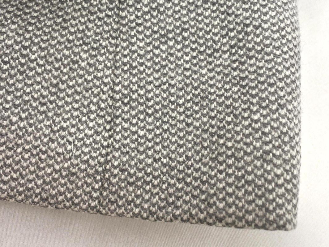 JUN ASHIDA ジュンアシダ カシミヤ混 ファー ジャケット size11/グレー