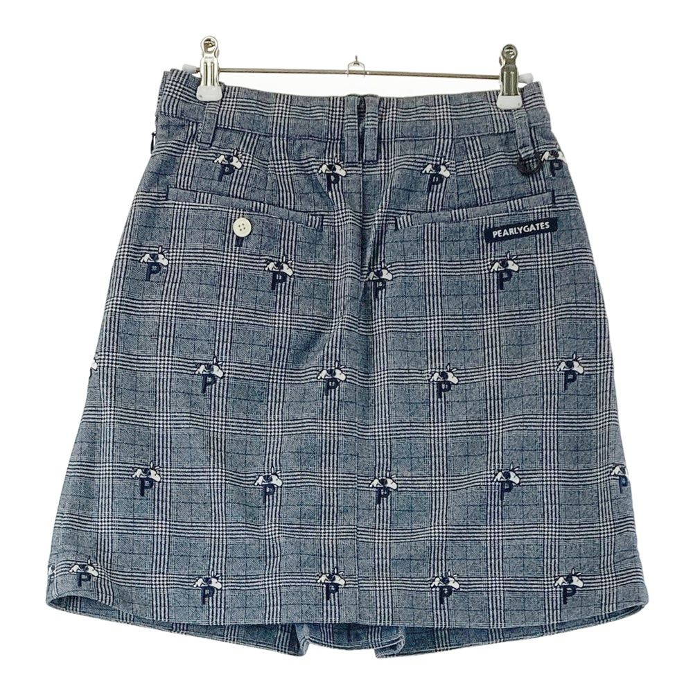 PEARLY GATES チェック柄スカート ネイビー チェック柄 レディース ゴルフスカート パーリーゲイツ PEARLY GATES