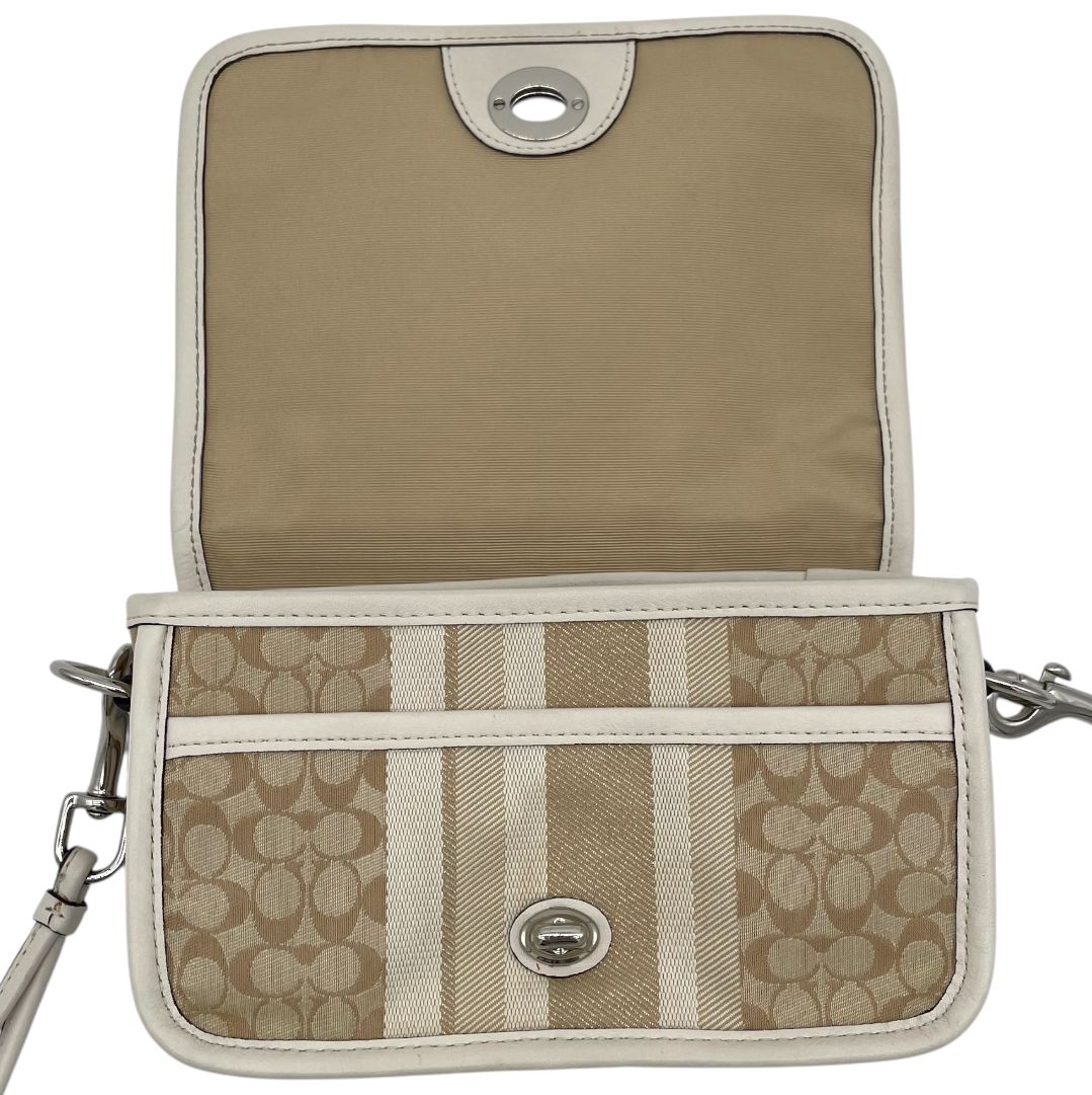COACH　コーチ　ショルダーバッグ　シグネチャー　19919　フリンジ COACH コーチ ショルダーバッグ シグネチャー 19919 フリンジ シルバー