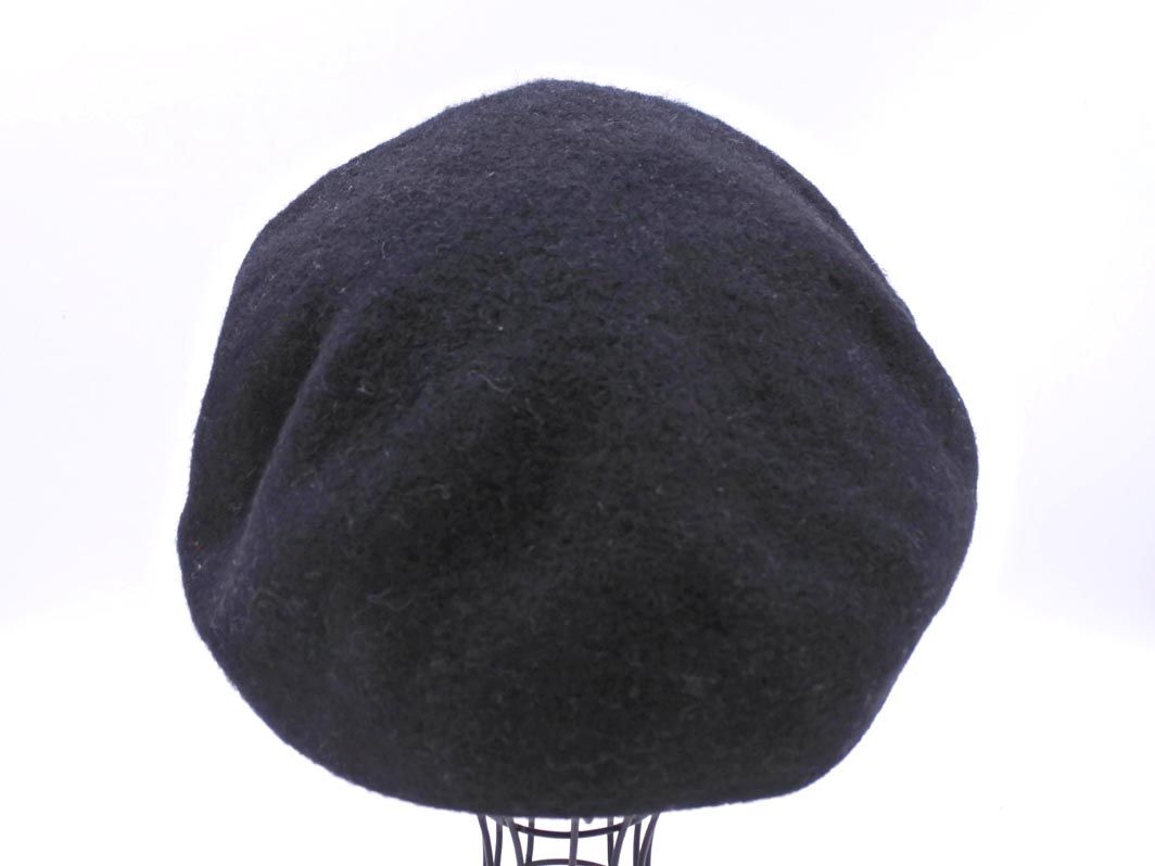 KENZO ケンゾー ウール100% ベレー帽 キャップ 黒 ◇□ レディース