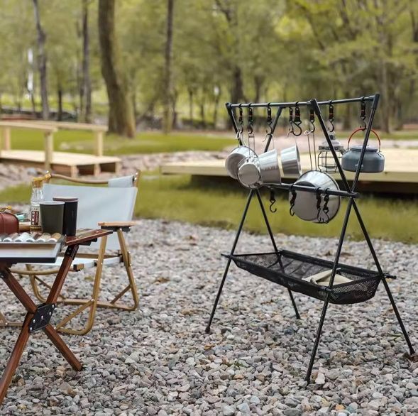 CHANODUG OUTDOOR アウトドア ダブルハンガーDXスタンド ランタン