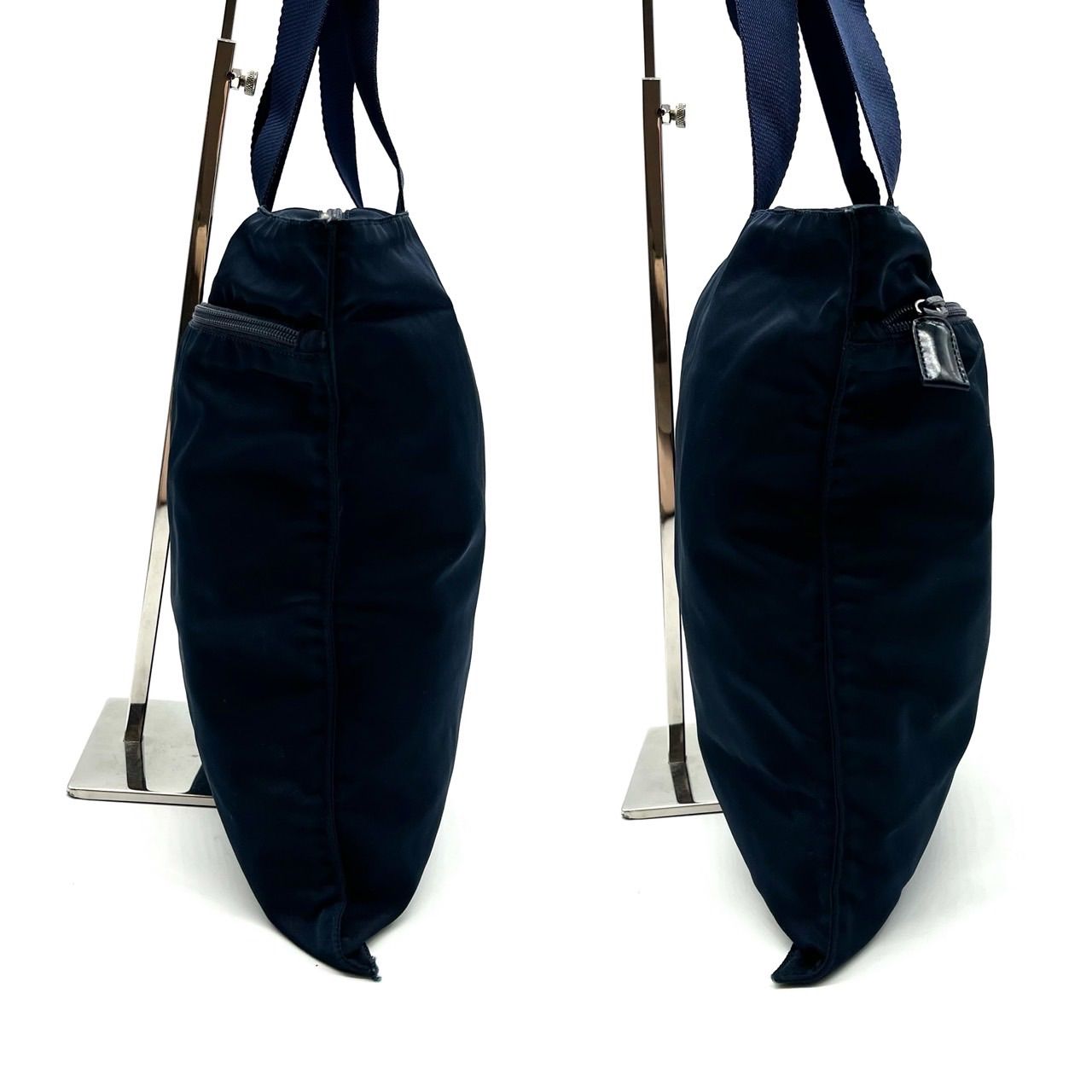 ✨良品✨ PRADA プラダ 三角プレート トートバッグ ハンドバッグ