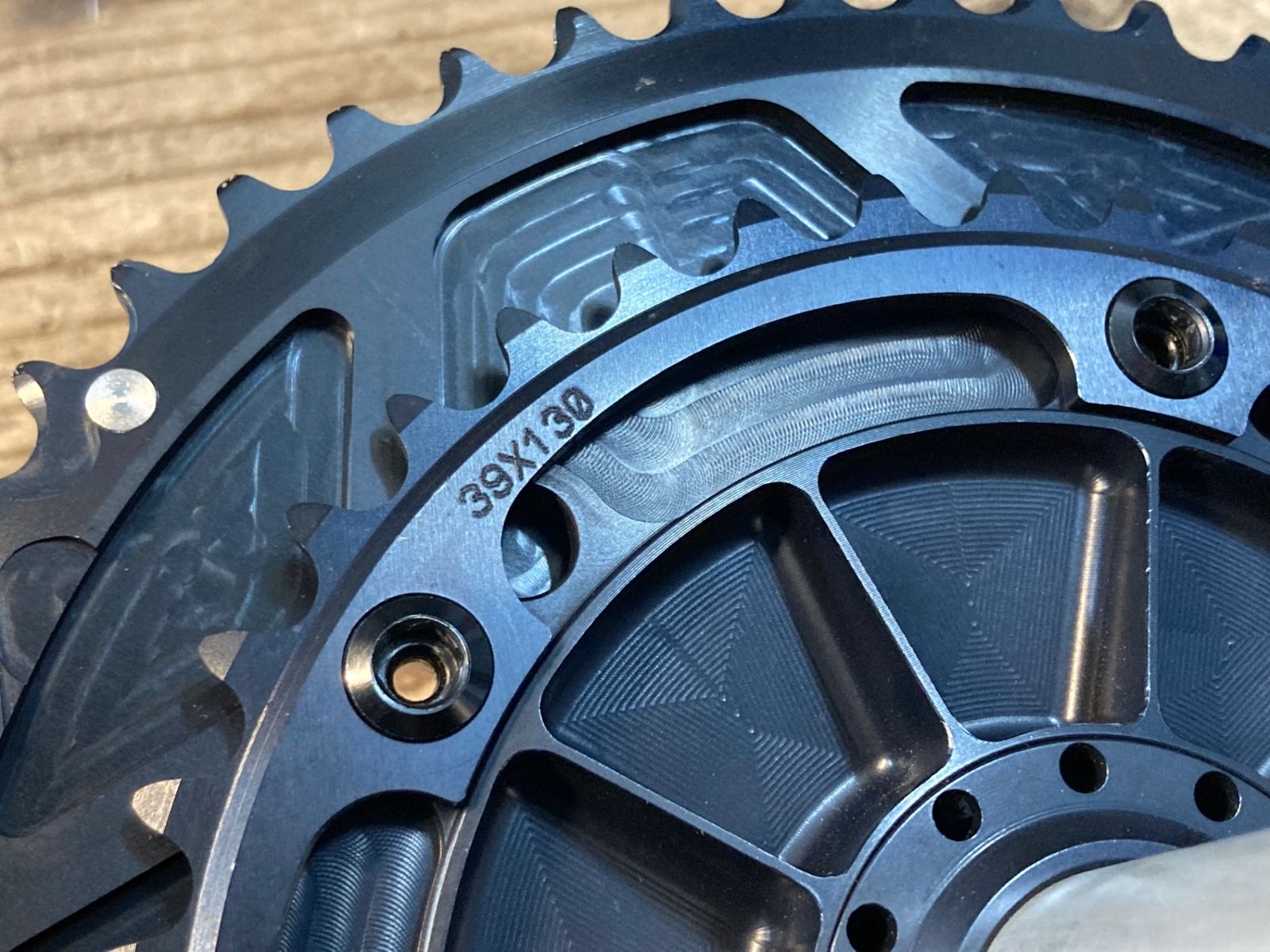 ROTOR 3D AERO クランク165mm PCD130 5穴 JS252 ローター ROTOR 3D+ AERO noQ クランクセット 165mm 53/39T