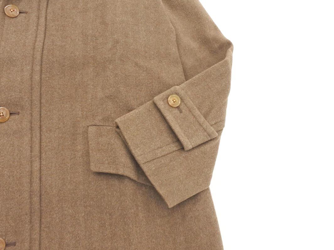 BURBERRY バーバリー アンゴラ混 スタンドカラー コート sizeM