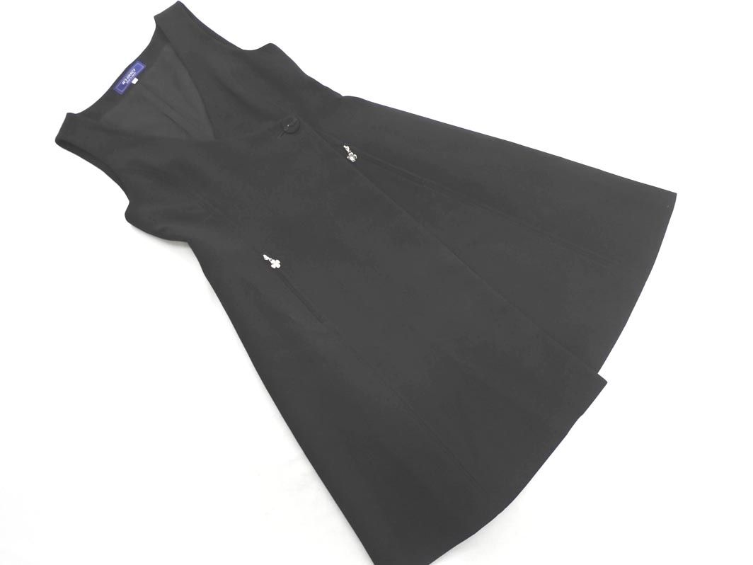 M S GRACY エムズグレィシー ジャンパースカート ワンピース size38/黒