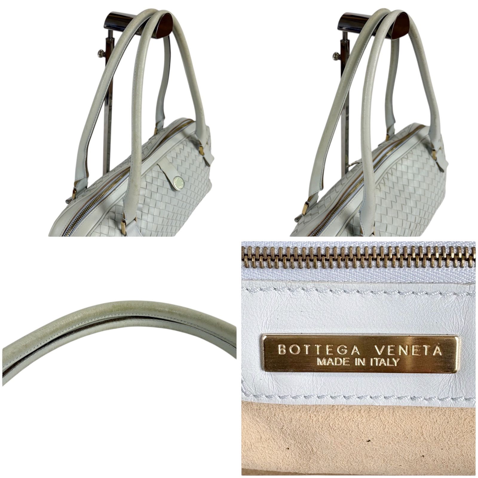 ボッテガヴェネタ BOTTEGA VENETA イントレチャートレザー ボーリング 