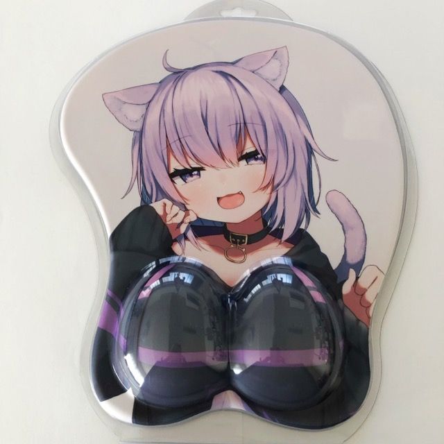 ホロライブ 猫又おかゆ おっぱいマウスパッド 60万人記念【I1906-007