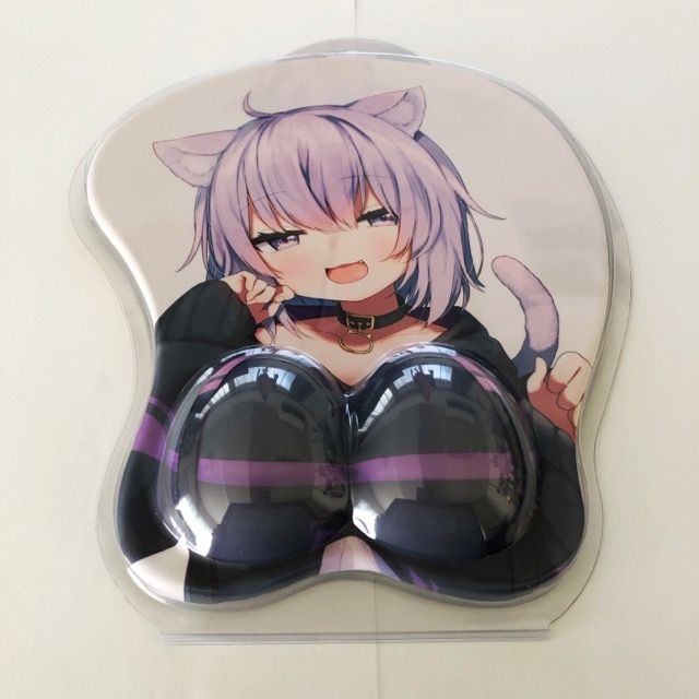 ホロライブ 猫又おかゆ おっぱいマウスパッド 60万人記念【I1906-007