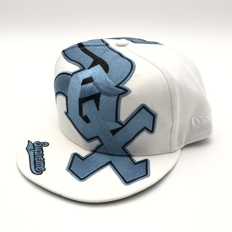 Supreme White SOX キャップ シュプリーム Logo ニューエラ Supreme