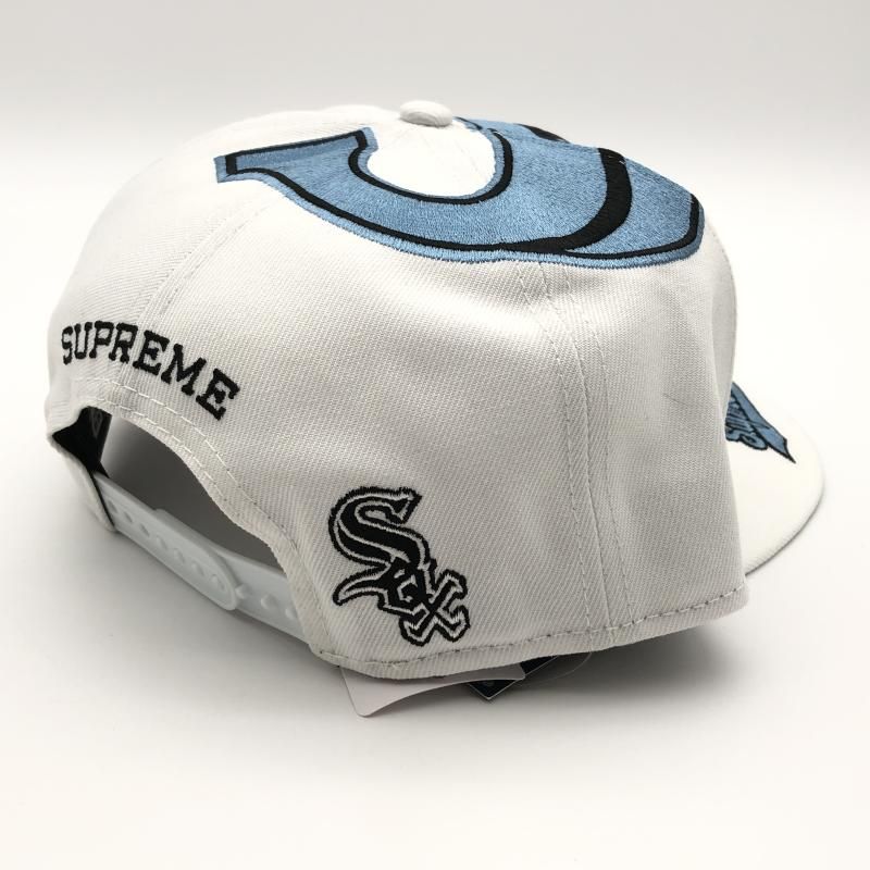 中古】SUPREME× NEW ERA Chicago White Sox キャップ ONE SIZE FITS